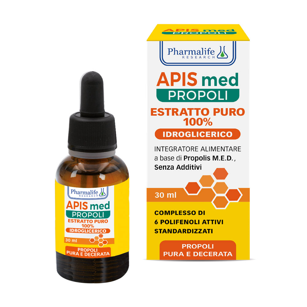 Apis Med Propoli Estratto Puro 100% Idroglicerico Pharmalife