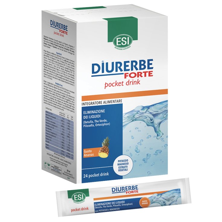 Diurerbe Forte Ananas 24 Pocket Drinks Esi