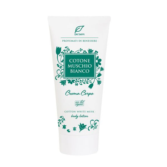 Cotone e Muschio Bianco Crema Corpo - Dr Taffi