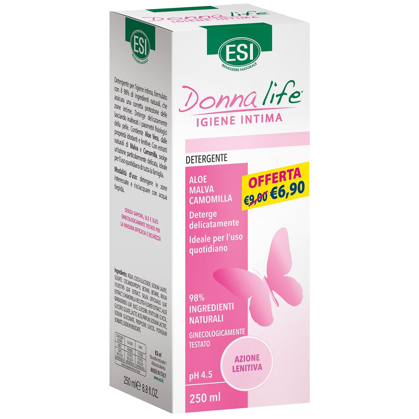 Donna Life Igiene Intima Aloe, Malva, Camomilla - Esi