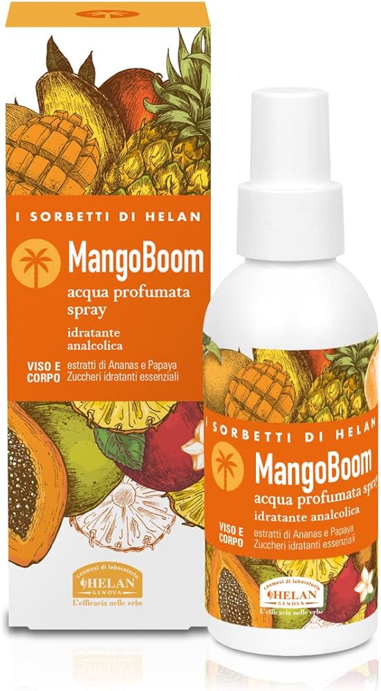 MangoBoom Acqua Profumata Spray Analcolica - I Sorbetti Helan