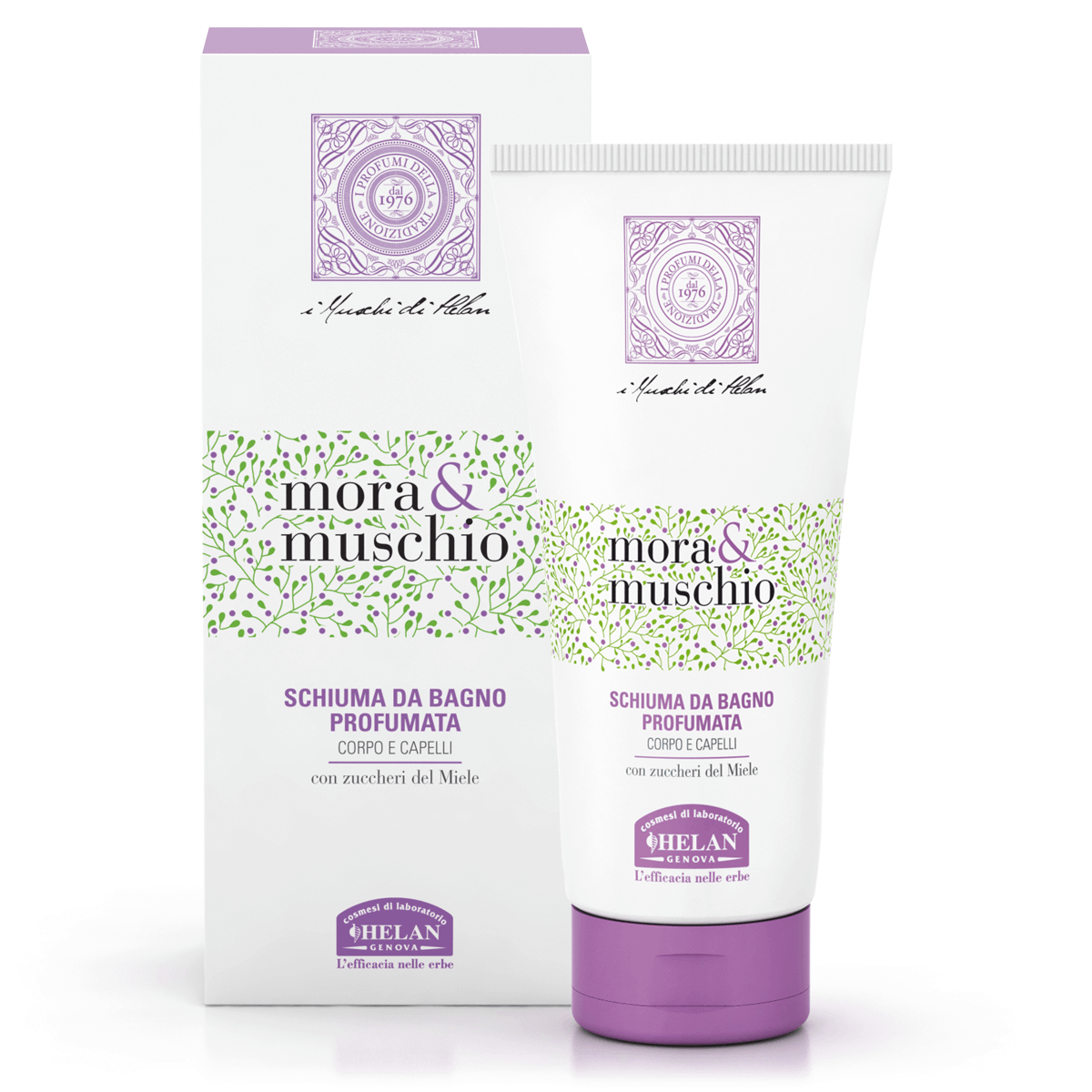 Mora e Muschio Schiuma da Bagno Profumata Helan
